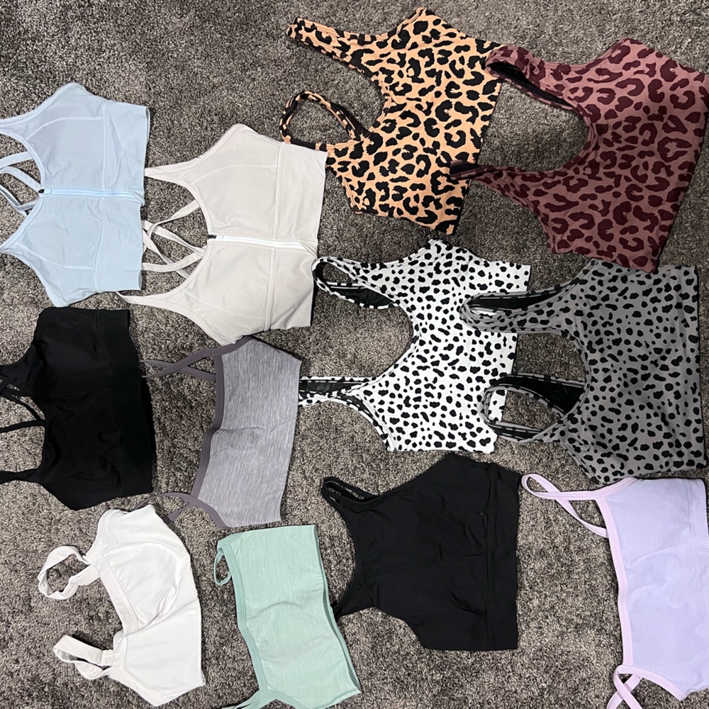 Balance Athletica (Vitality) sports bra lot - 12 bras size small